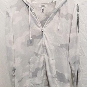 Victoria’s Secret PINK Camouflage Zip-Up Hoodie